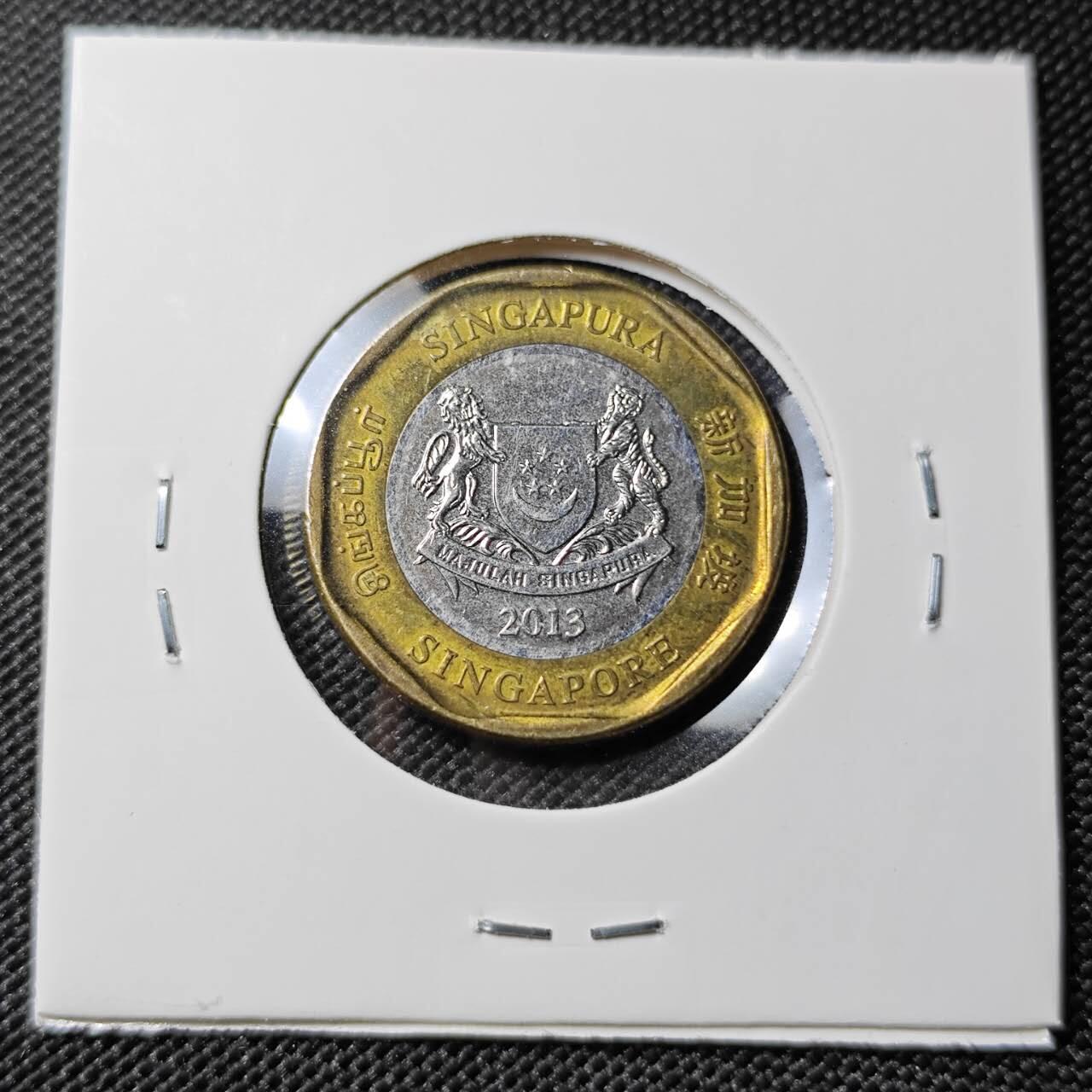 KK钱币收藏小铺 第380期  2月预留时间 周末发货  新加坡1元