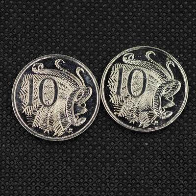 【淘币小摊】实时拍第八百三十一拍   散币场   满百包邮可预留二周 每周一统一发货   -  澳大利亚10分2枚