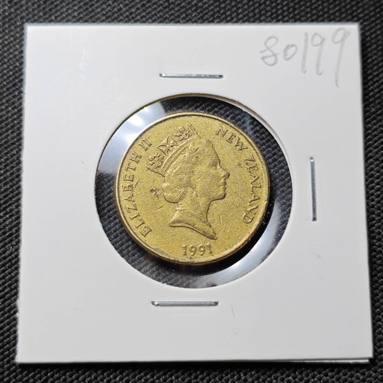 KK钱币收藏小铺 第380期  2月预留时间 周末发货  新西兰1元