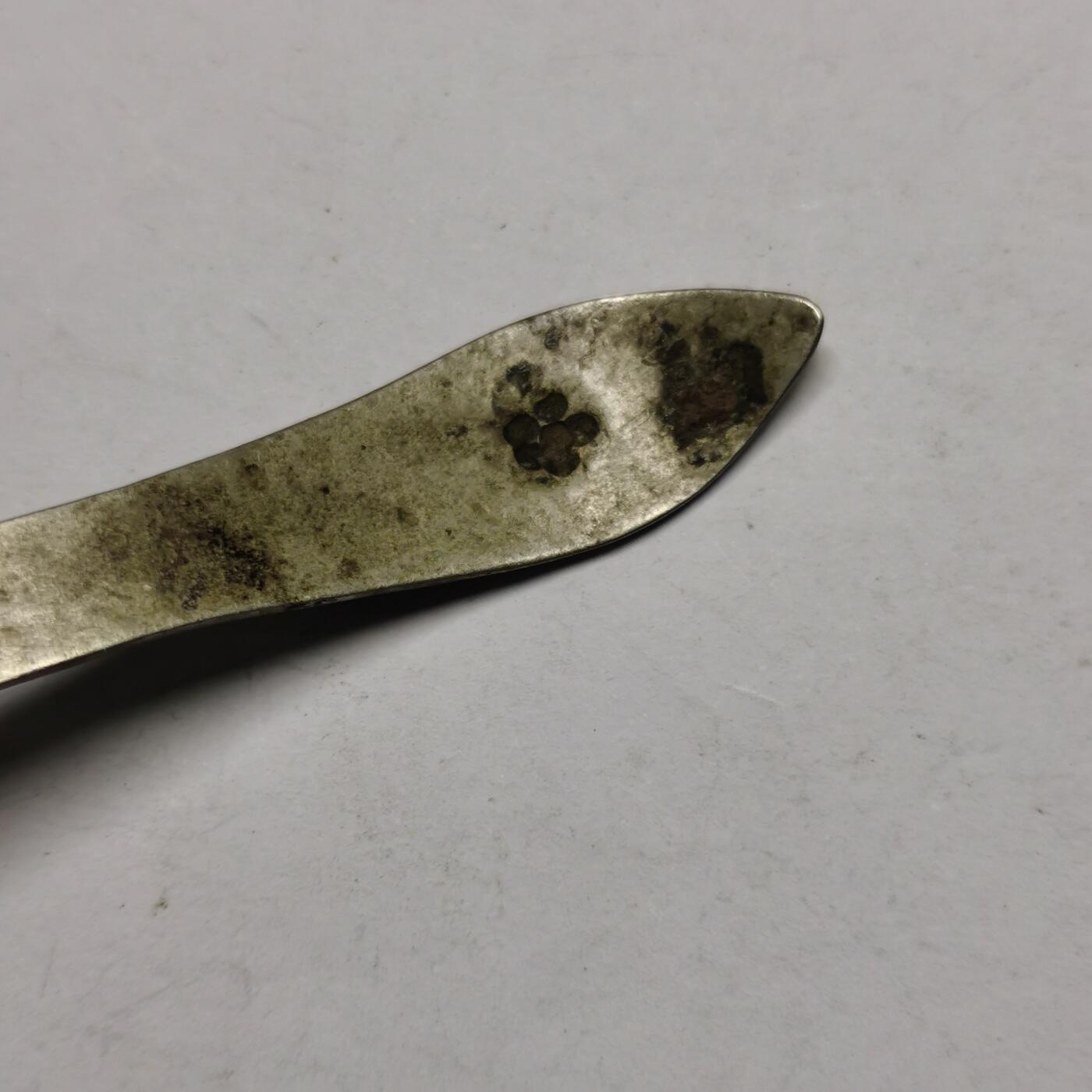 杂件专场89期 清代老银花纹发簪