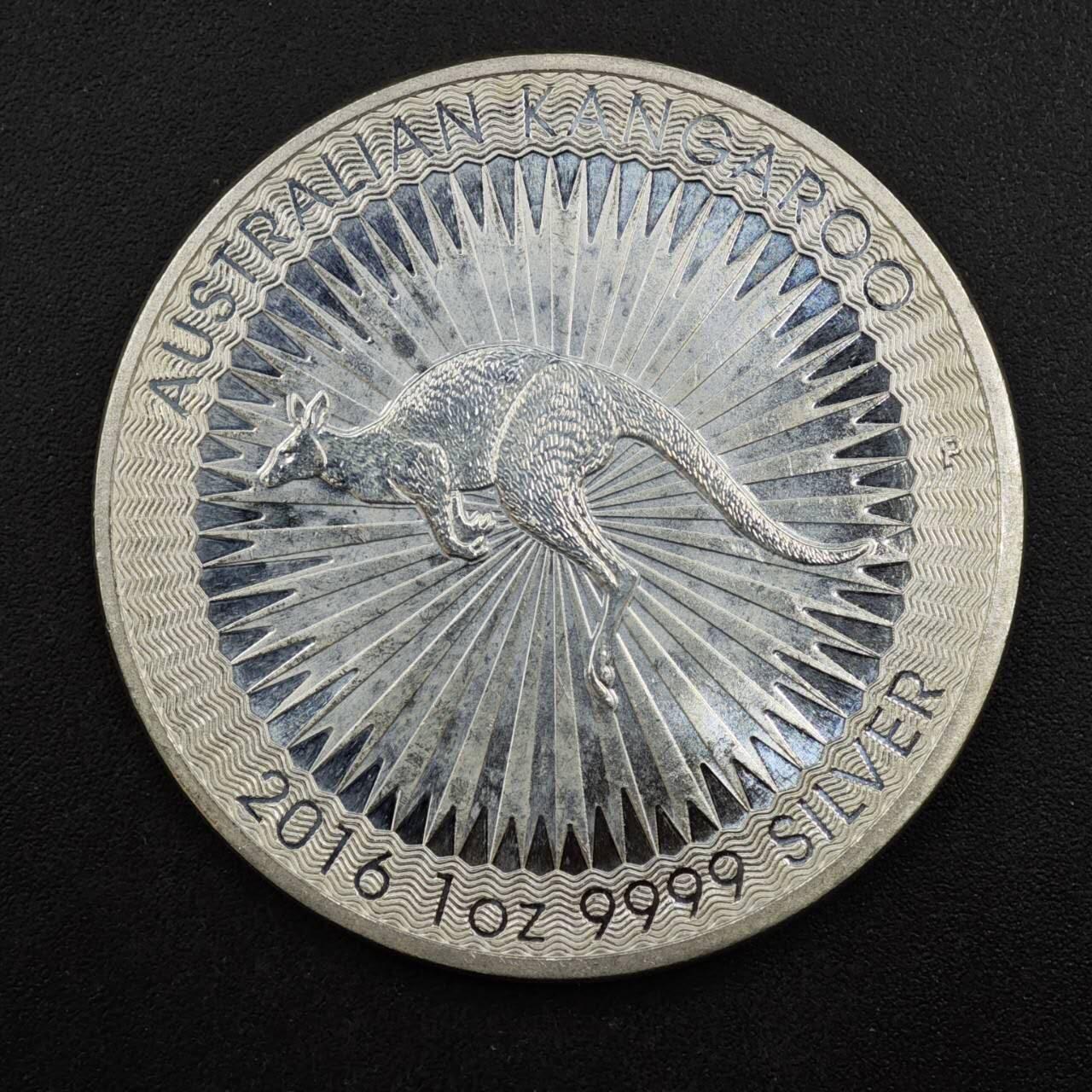 【淘币小摊】实时拍第八百三十拍   银币套币场   满百包邮可预留二周 每周一统一发货   澳大利亚2016年袋鼠1盎司银币银价435