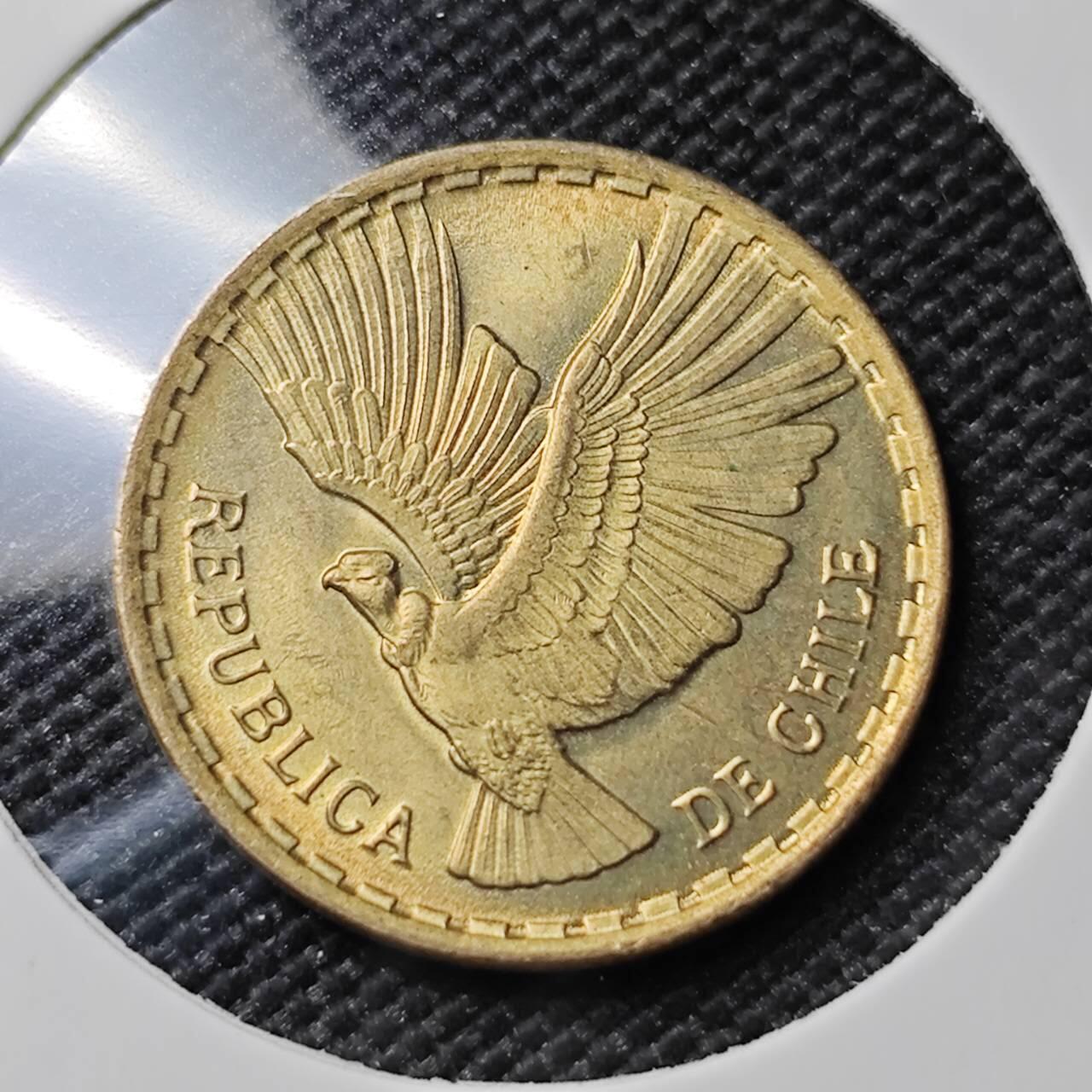 KK钱币收藏小铺 第380期  2月预留时间 周末发货  1970智利2分铜币 好品