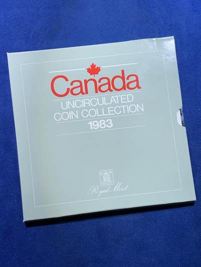 《竞宝斋》第448场 周日，周一，2场连拍 （全场包邮） - 加拿大1983年英国皇家造币厂官方套币