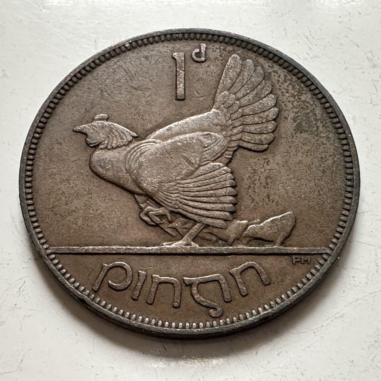 🌹外币初藏🌹🐯2025年第141场  每周二四六晚8️⃣点 接代拍 爱尔兰1937年一便士 a