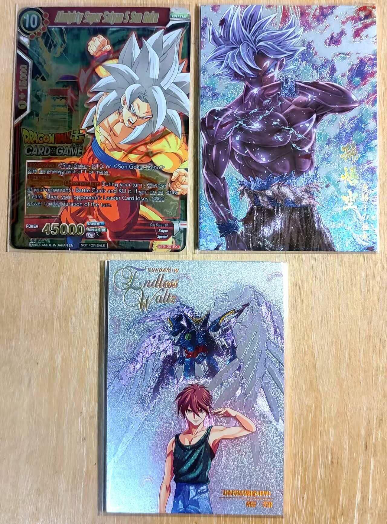 龙虎卡牌-六八场（无佣金，周六结拍，欢迎送拍） 厚卡粗闪+光刻 龙珠孙悟空2张+高达