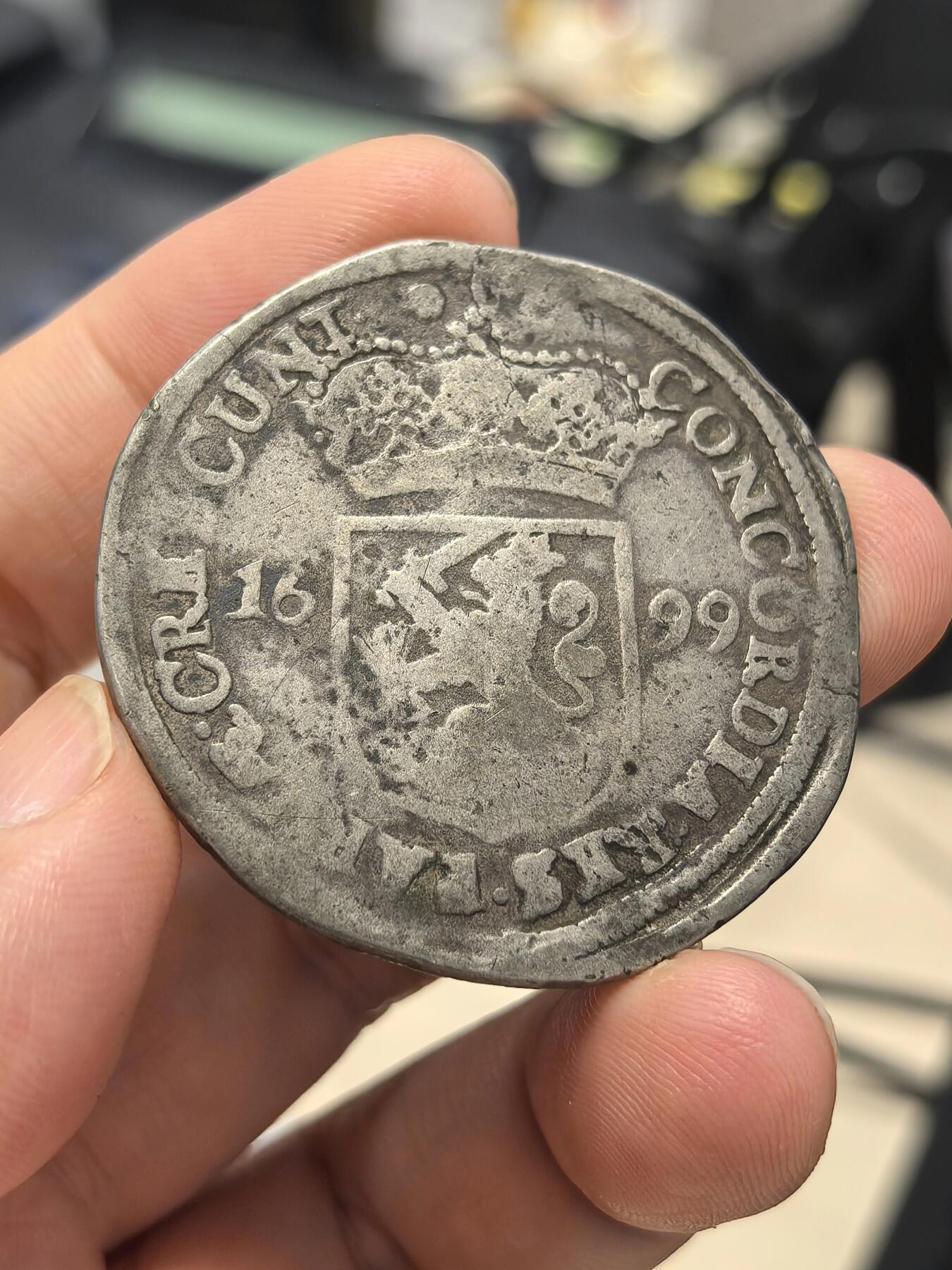 博洋堂世界钱币拍卖第153期（全场包邮） 荷兰泽兰省1699年武士1杜卡特大银币