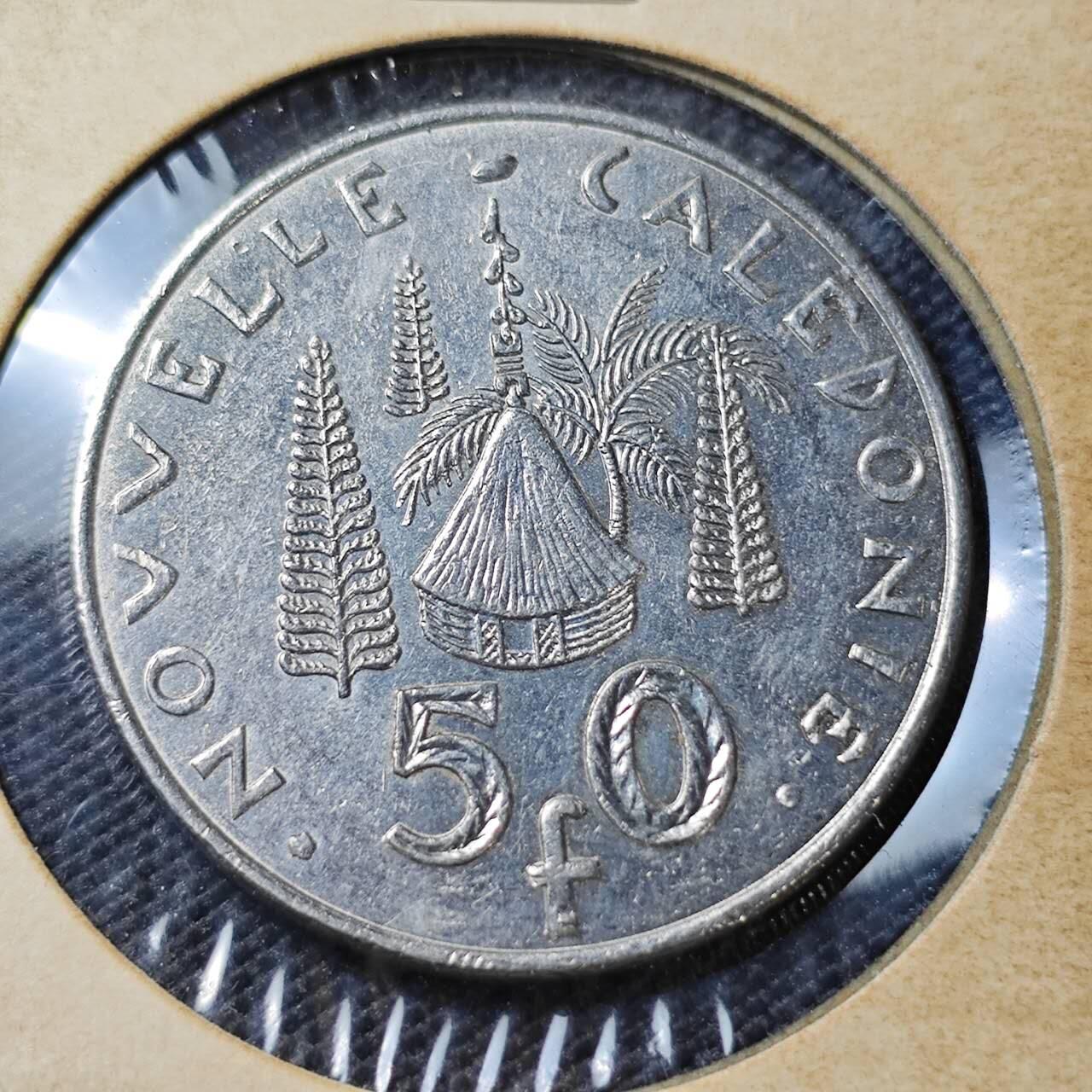 KK钱币收藏小铺 第382期  2月预留时间 周末发货 2004新喀里多尼亚50法郎