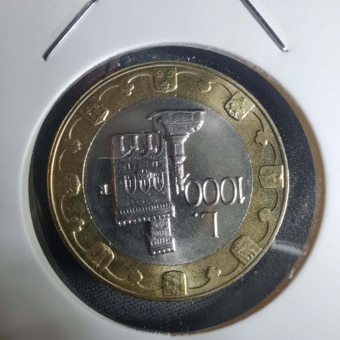 沼泽如烟--第936场 圣马力诺1997年1000里拉