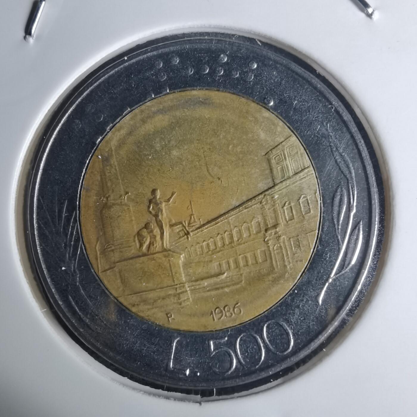 沼泽如烟--第936场 意大利1986年500里拉