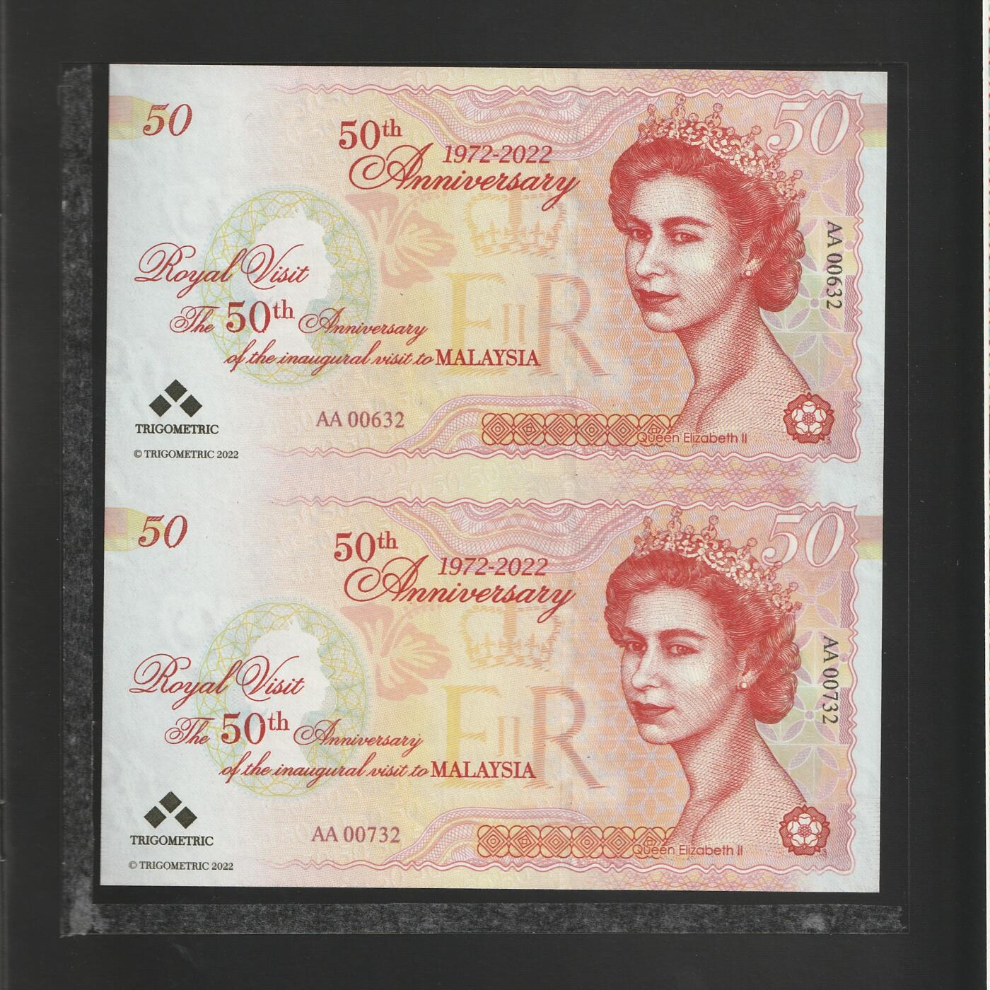 【12.20】世界纸币专场*第7期 2023年马来西亚第十一届吉隆坡国际钱币展 纪念券