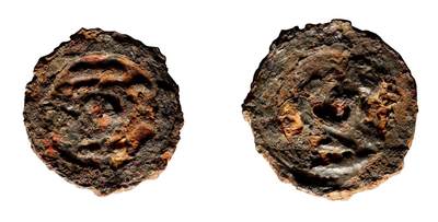 中贸圣佳2025年秋季拍卖会 争辉 中国历代古钱 - 十国·桀燕 “永安一十”铁钱 30.7*5.6mm