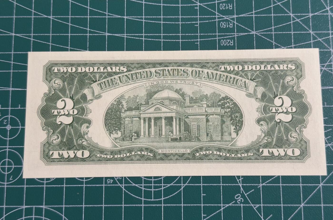 【礼羽收藏】🌏世界钱币拍卖第116期 63年红印2美元首发unc品相