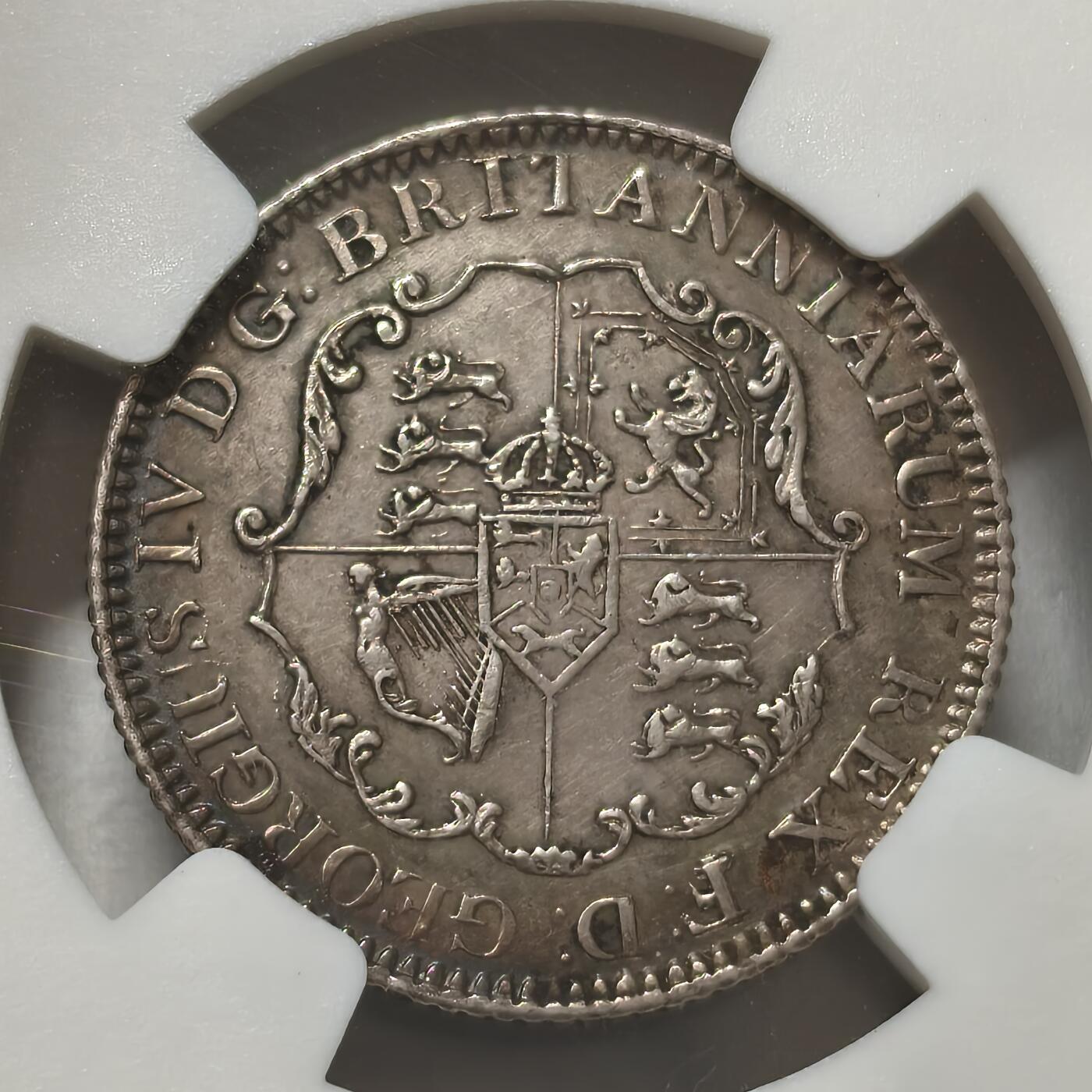 老蟹的宝藏🏴‍☠️ V NGC AUD 英属西印度1822年1/8元锚币