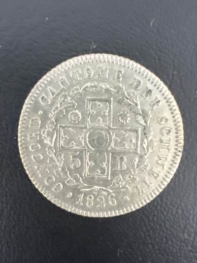 ❤️【币观天下】❤️ 第335期钱币拍卖- 2025.12.19周五晚上6点半场-长期征集拍品 - 瑞士1826年5B