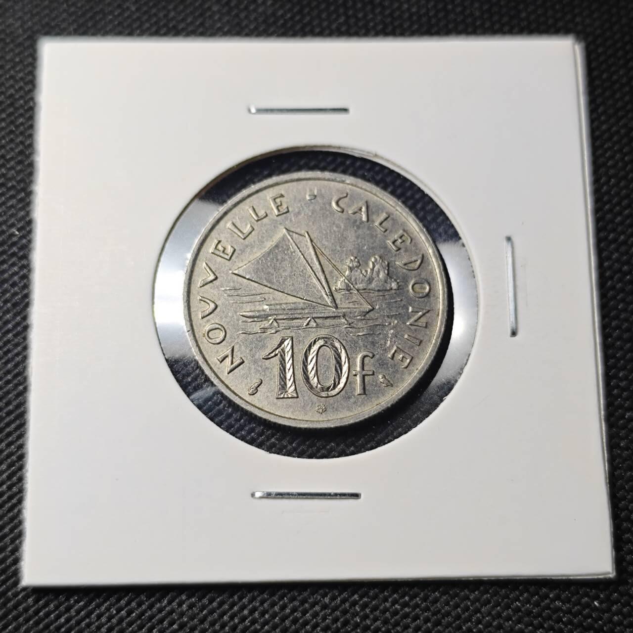 KK钱币收藏小铺 第382期  2月预留时间 周末发货 1967新喀里多尼亚10法郎