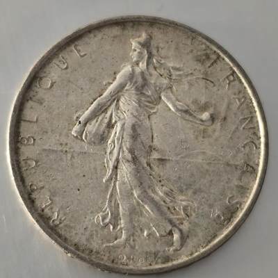 老蟹的宝藏🏴‍☠️ V - 法国1963年5法郎银币Silver (.835) Weight	12 g