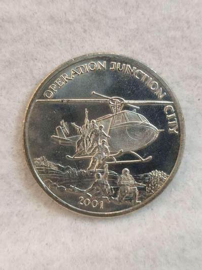 G&W世界散币，银币处理专场（第39场） - 利比里亚2001年5元   美国1967年越南战争枢纽城空降