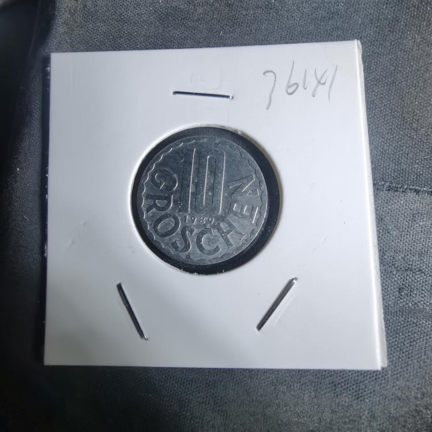 沼泽如烟--第936场 奥地利1989年10格罗申