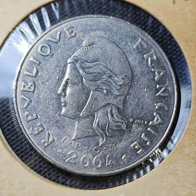 KK钱币收藏小铺 第382期  2月预留时间 周末发货 - 2004新喀里多尼亚50法郎