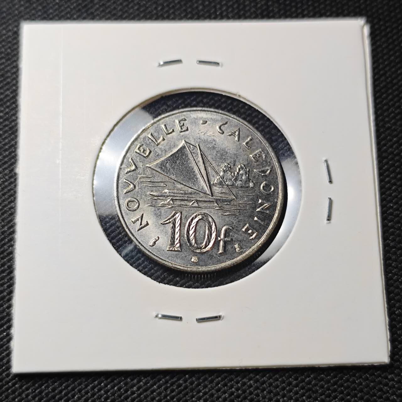 KK钱币收藏小铺 第382期  2月预留时间 周末发货  1996新喀里多尼亚10法郎