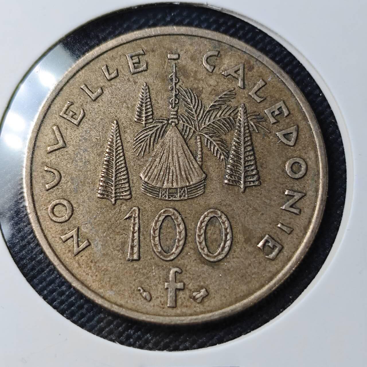 KK钱币收藏小铺 第382期  2月预留时间 周末发货   1996新喀里多尼亚100法郎