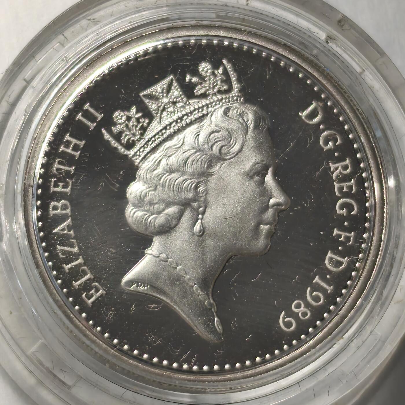 老蟹的宝藏🏴‍☠️ V 英国1989年1镑银币