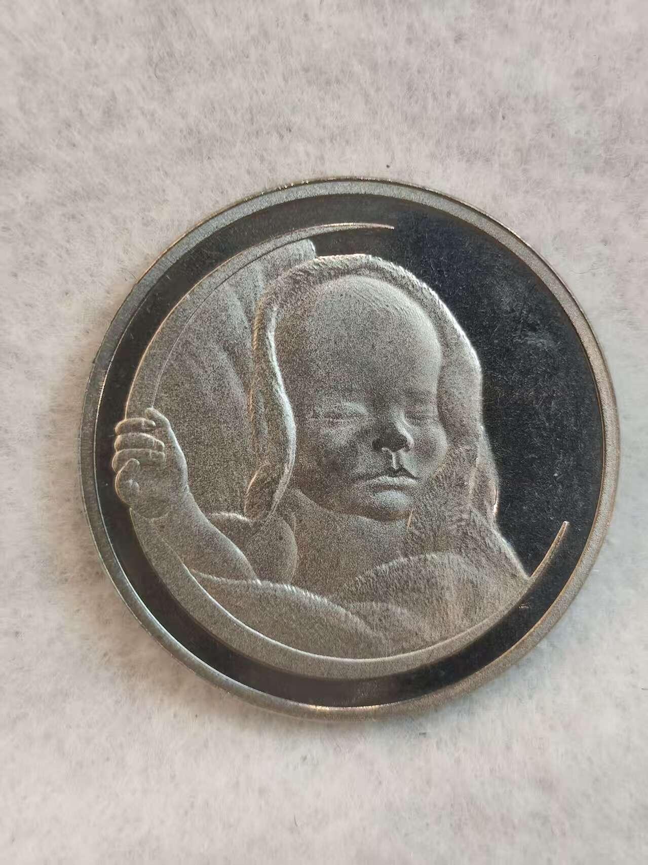 G&W世界散币，银币处理专场（第39场） 荷兰1997年 婴儿的诞生 1欧元