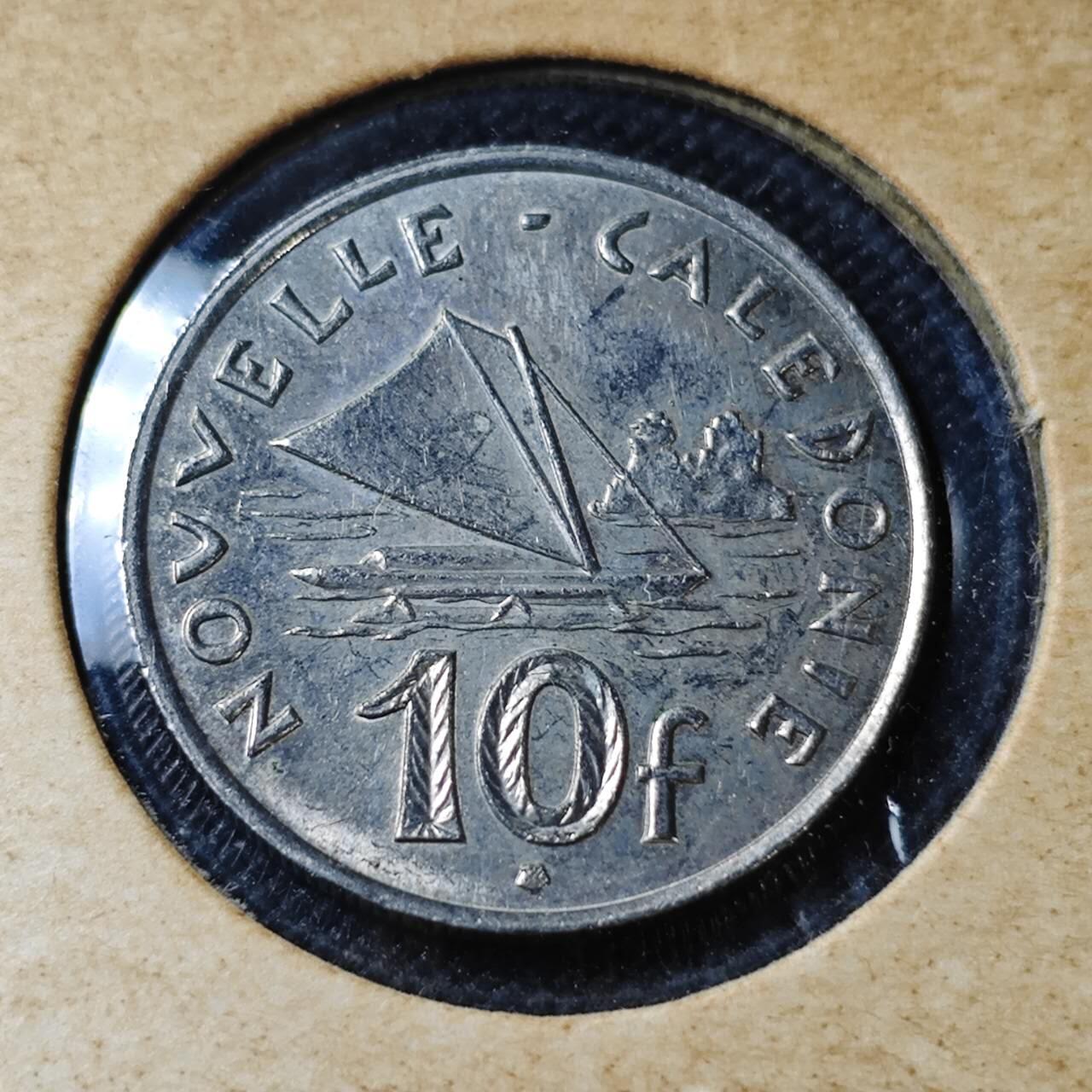 KK钱币收藏小铺 第382期  2月预留时间 周末发货  2007新喀里多尼亚10法郎