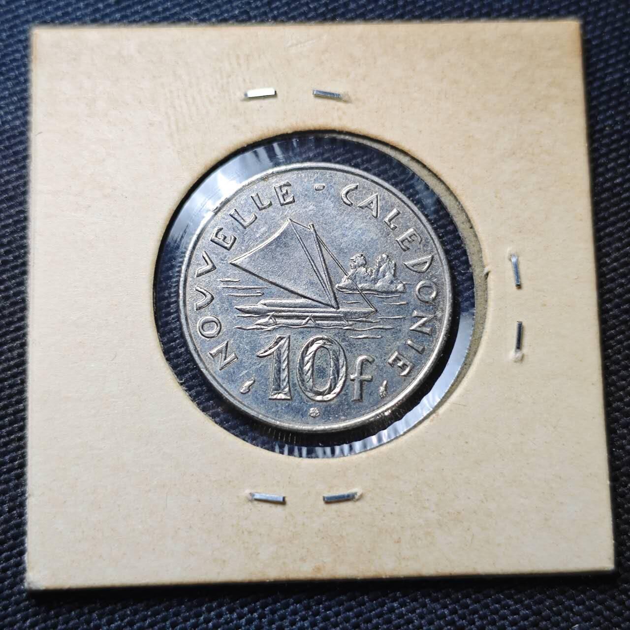 KK钱币收藏小铺 第382期  2月预留时间 周末发货 1990新喀里多尼亚10法郎