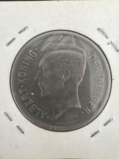 ❤️【币观天下】❤️ 第335期钱币拍卖- 2025.12.19周五晚上6点半场-长期征集拍品 - 比利时5F1930年