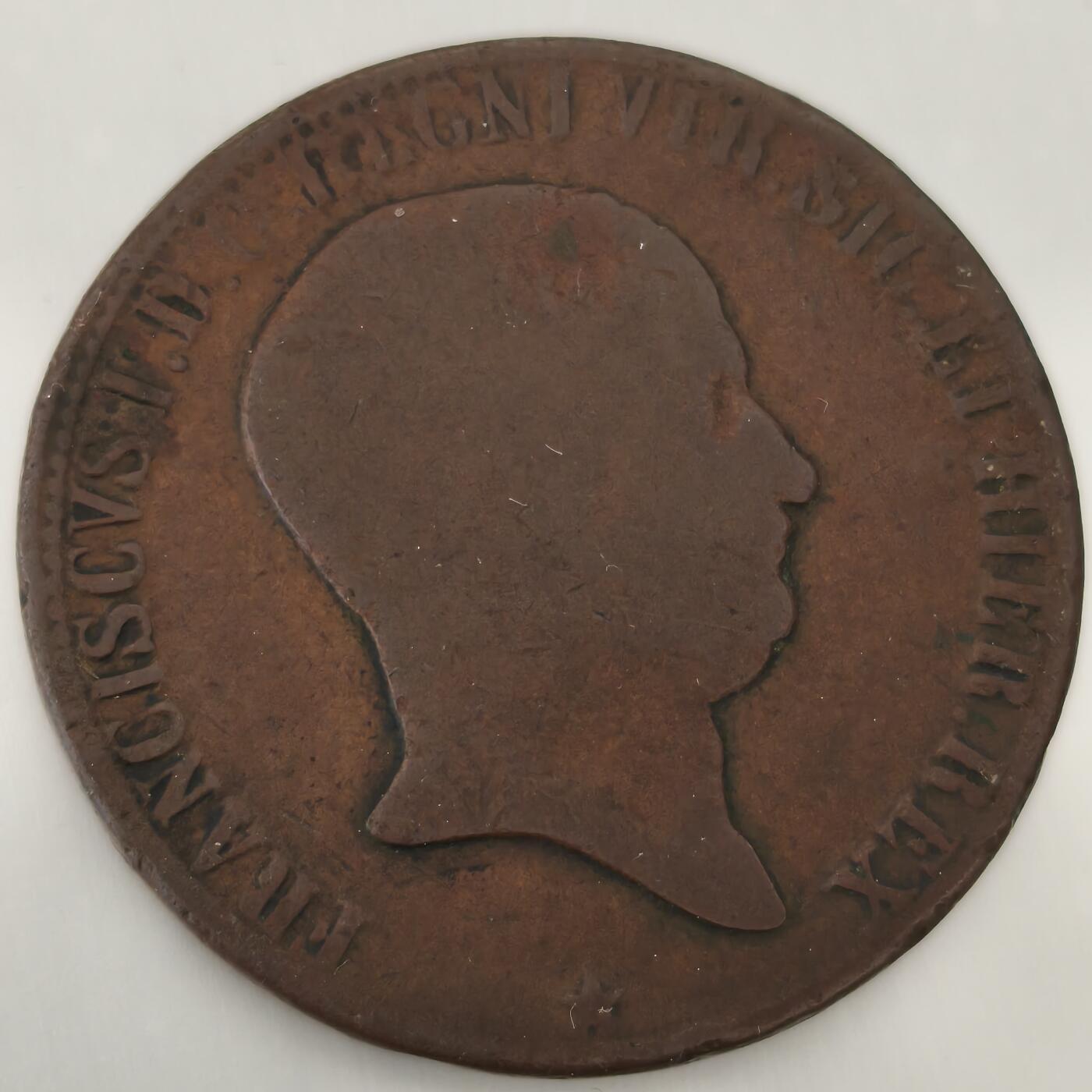 老蟹的宝藏🏴‍☠️ V 意大利1825年10分-Italy, Sicily, Francesco I, 10 Tornesi, 1825 (KM 293）