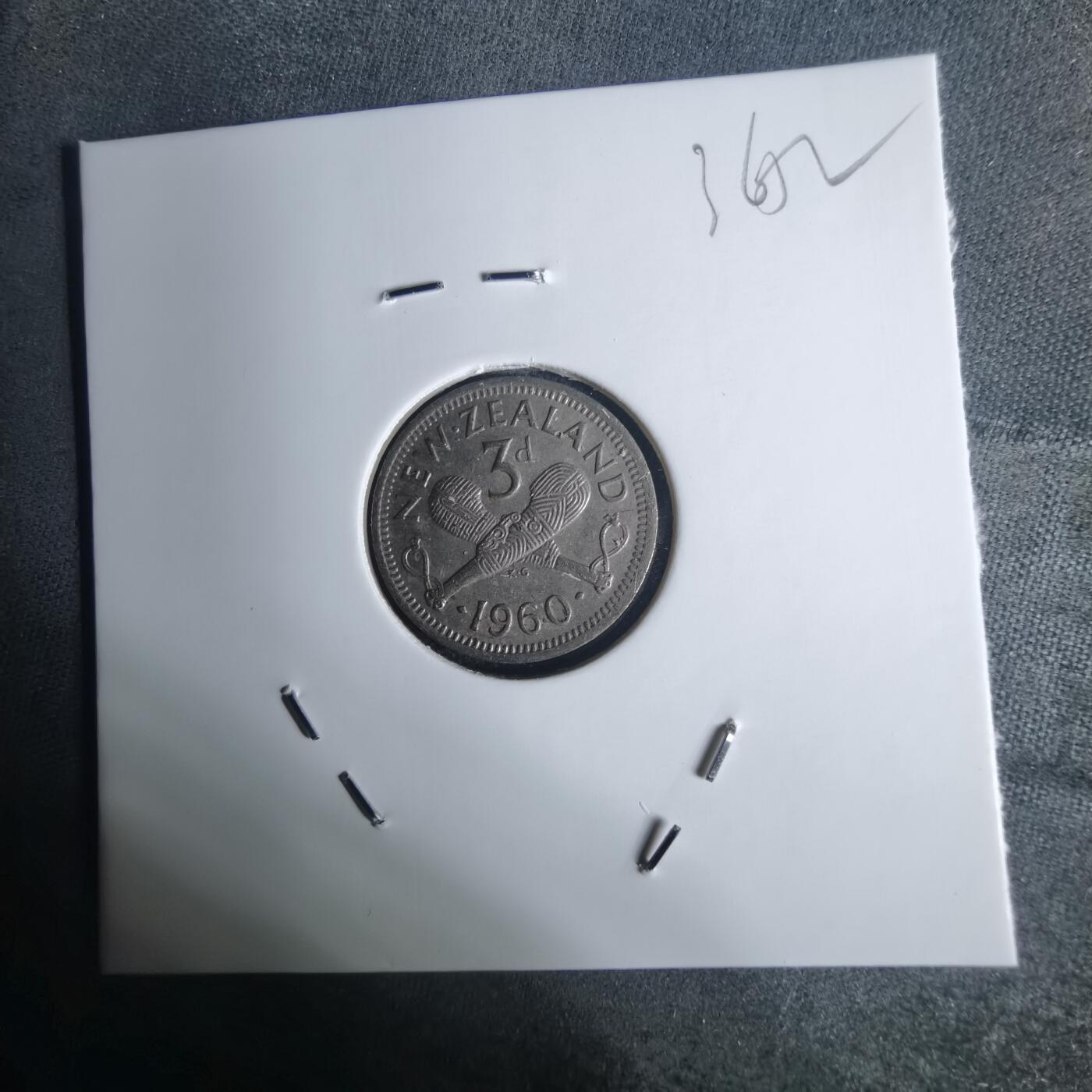 沼泽如烟--第936场 新西兰1960年3便士