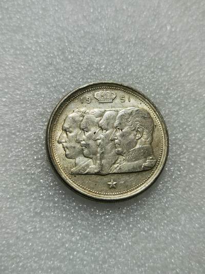 天下钱庄专场欢迎参拍 - 比利时100法郎银币