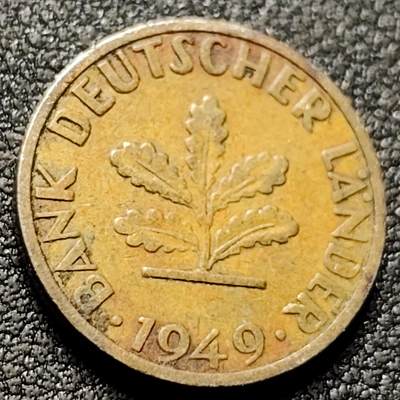 泉币菌-第148场-精品福利场 - 联邦德国 西德 1949年 5芬尼