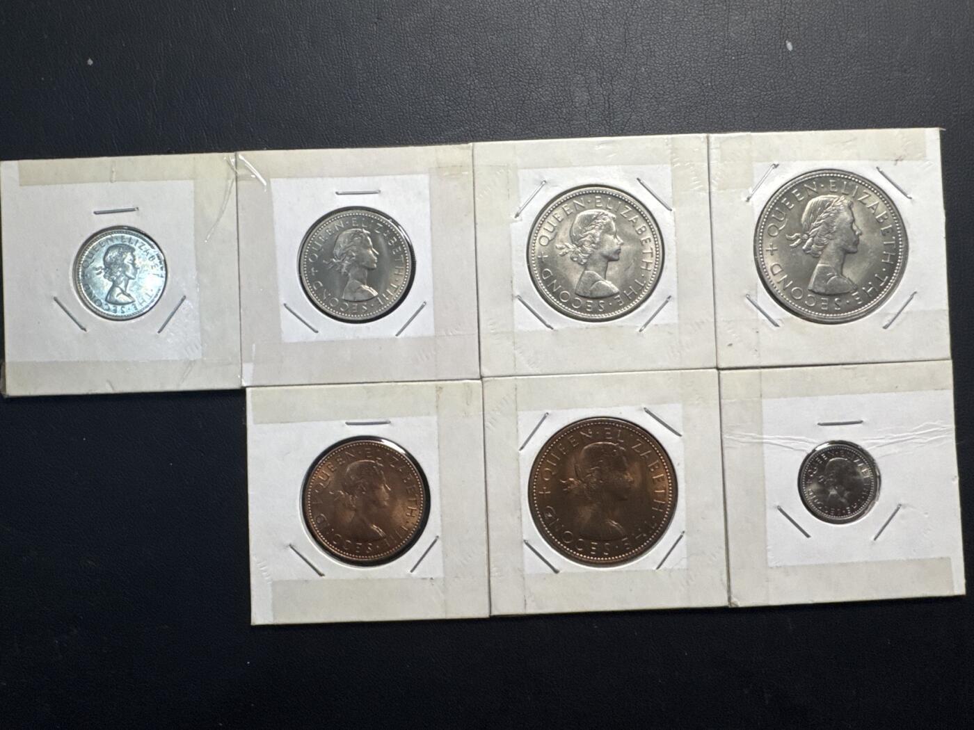 ❤️【币观天下】❤️ 第335期钱币拍卖- 2025.12.19周五晚上6点半场-长期征集拍品 新西兰65年7枚套币