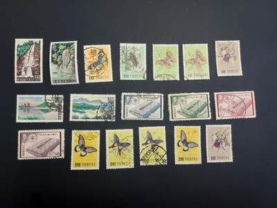 博彦收藏  TM 12月20日 8点 邮票专场 全场包邮 - 台湾省 旧票一组 个别瑕疵，大部分上品