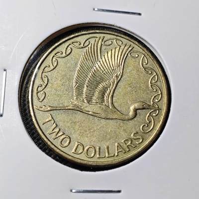 KK钱币收藏小铺 第381期  2月预留时间 周末发货 -  新西兰2元