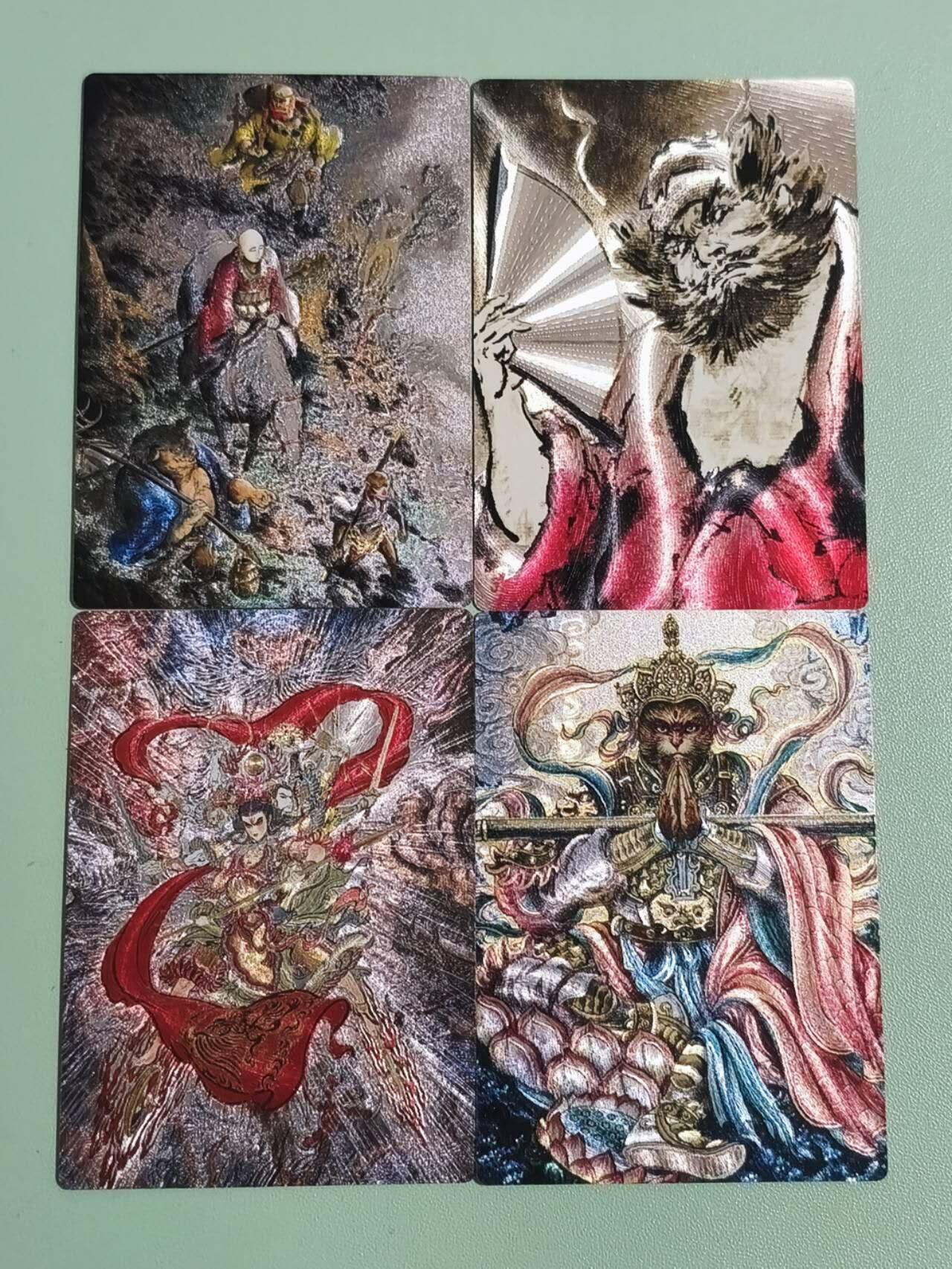 光影卡牌第27期，各家亲签，各家套卡，持续收拍品 权迎东新绘西游记，特卡粗闪4张