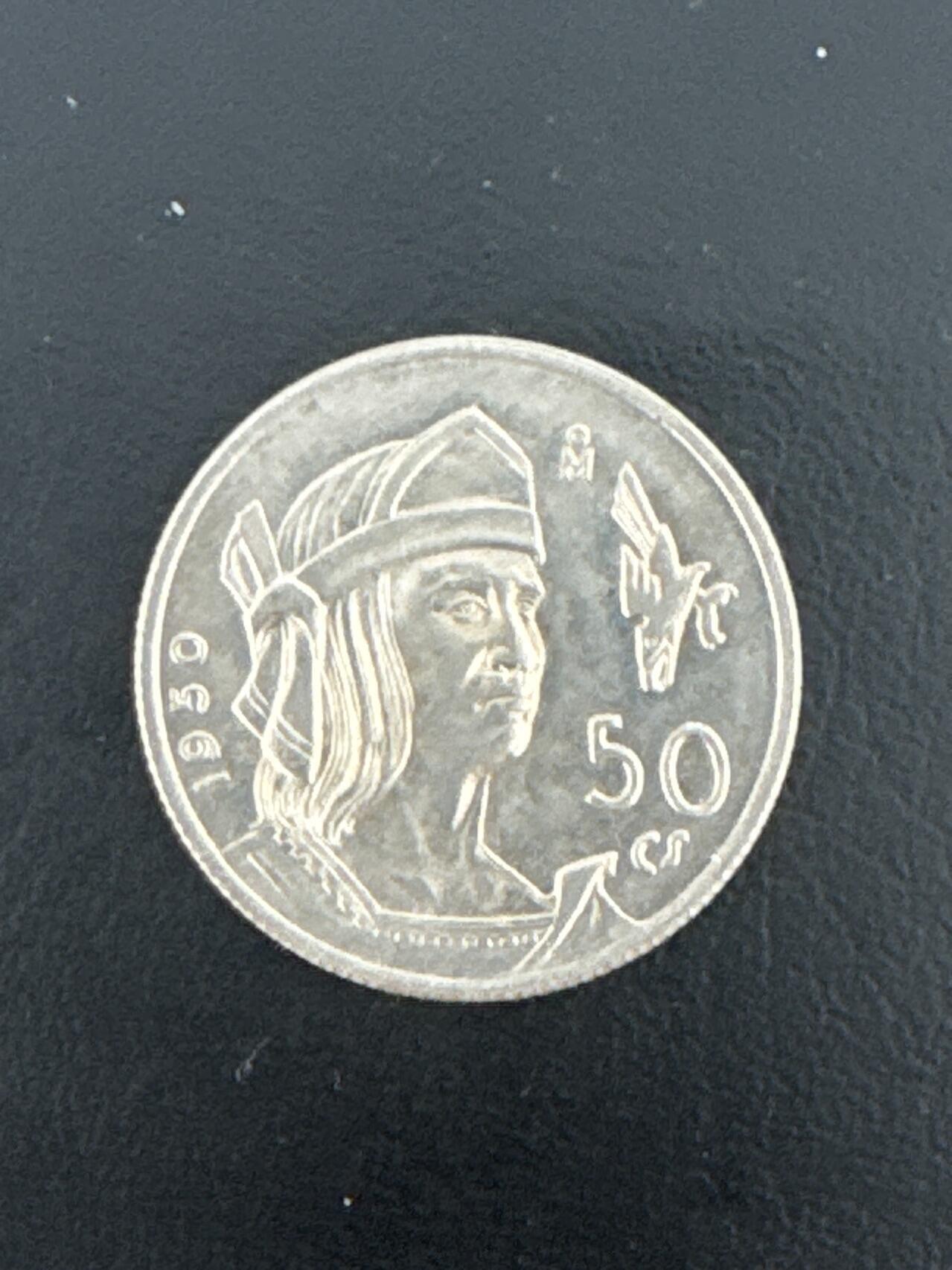 ❤️【币观天下】❤️ 第335期钱币拍卖- 2025.12.19周五晚上6点半场-长期征集拍品 墨西哥银币1950年50分