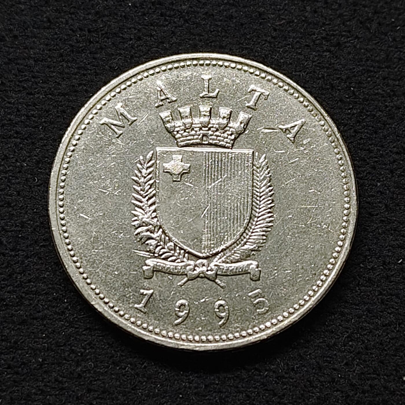 【全场包邮】纯粹捡漏拍486场（免费代拍第23场） 马耳他1995年1里拉-蓝矶鸫