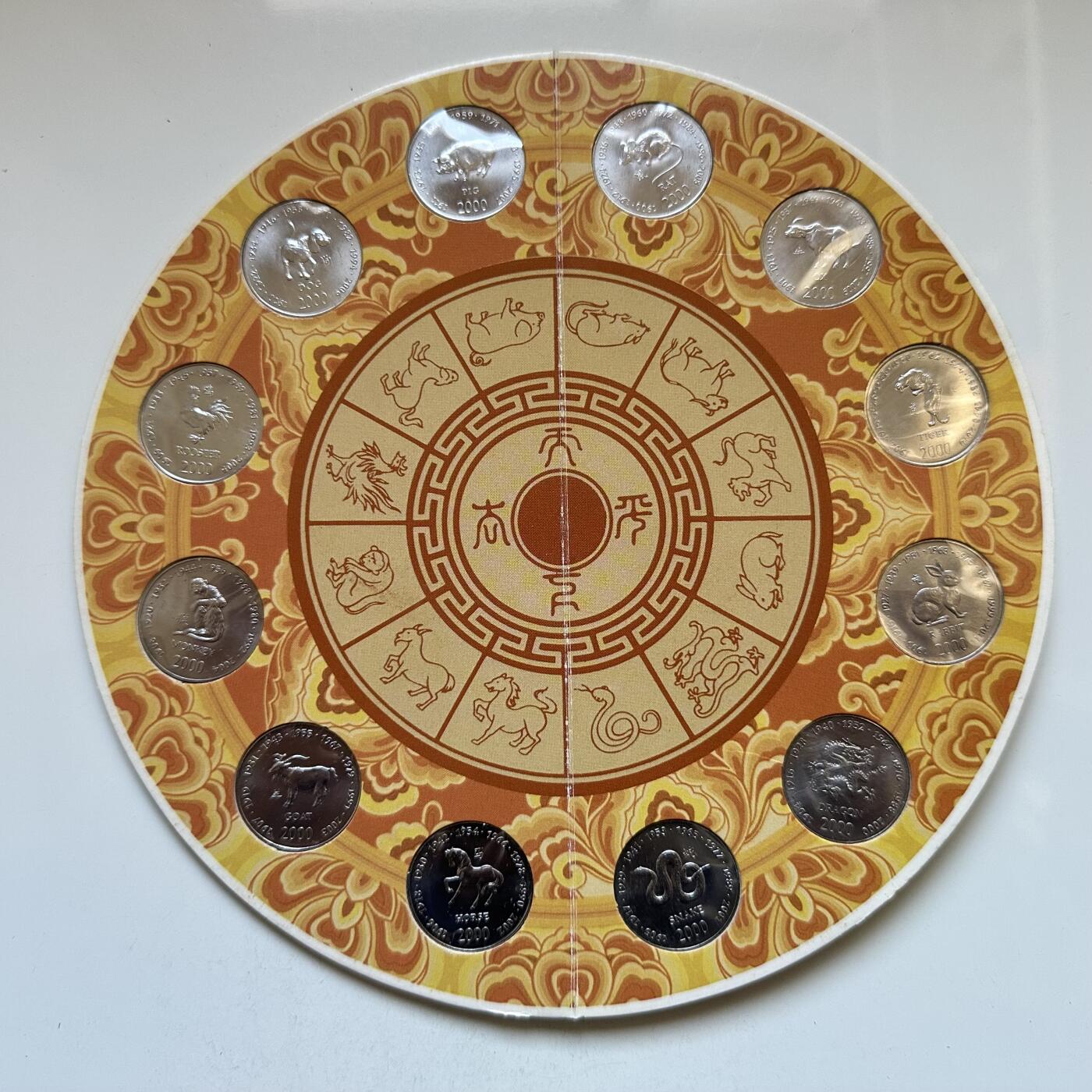 🌹外币初藏🌹🐯2025年第142场  每周二四六晚8️⃣点 接代拍 索马里2000年10先令生肖纪念套币