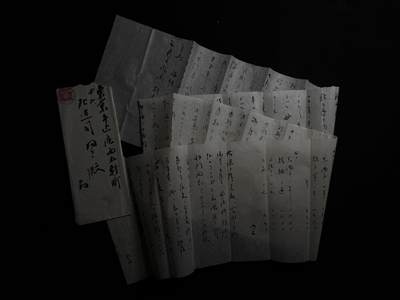 欢庆元旦！戎马世界章牌大赏第109期元旦大拍 - 日本海军中将、国务大臣左近司政康私人信件