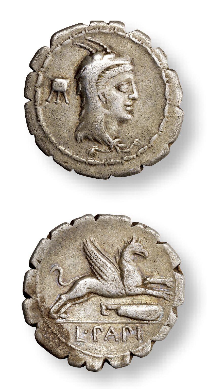 中贸圣佳2025年秋季拍卖会 众妙 公元前79年 古罗马共和时期一狄纳里银币