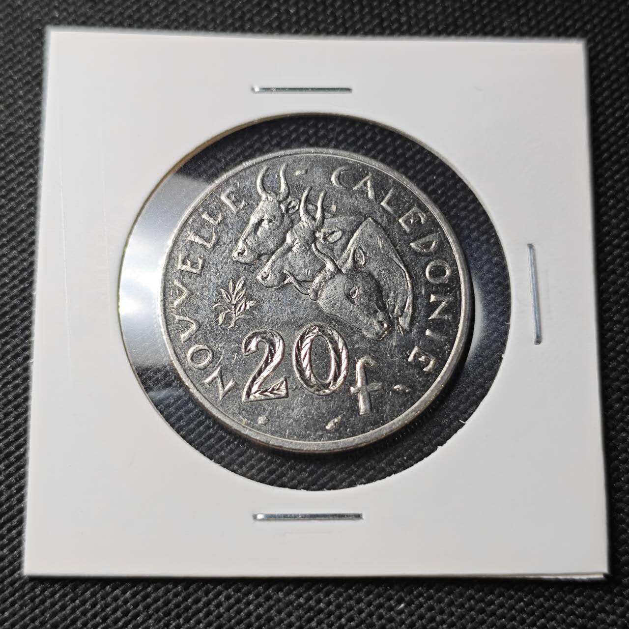 KK钱币收藏小铺 第382期  2月预留时间 周末发货 1983新喀里多尼亚20法郎