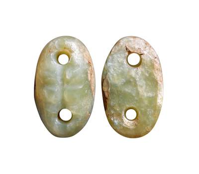 中贸圣佳2025年秋季拍卖会 争辉 中国历代古钱 - 春秋 齐鲁系硬玉贝 23.1*6.4mm