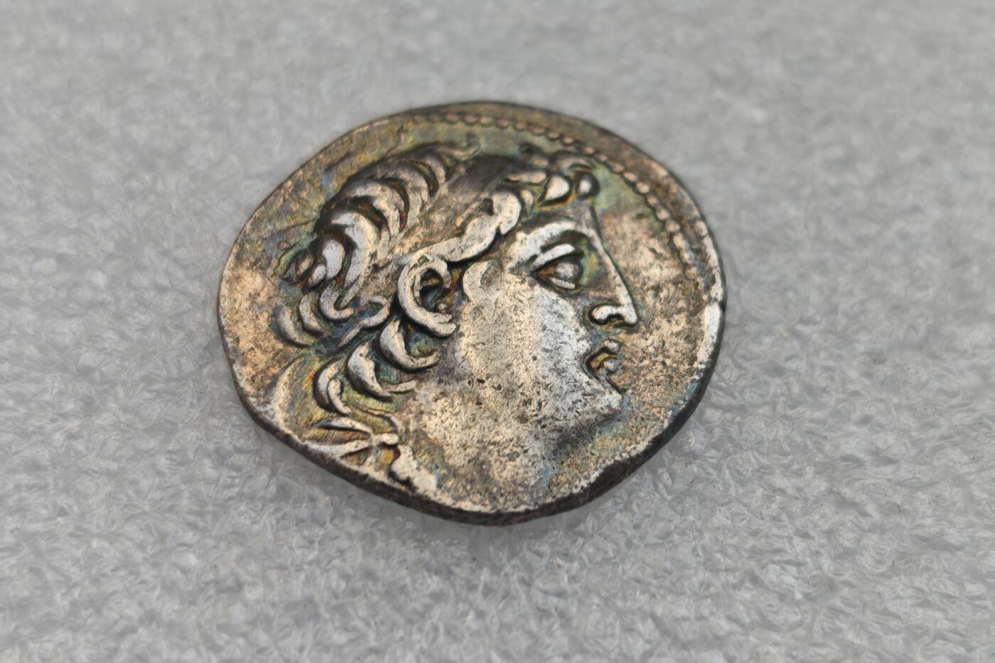 瓶子🏺第221期拍卖会  公元前129-前125年古希腊塞琉古王朝德米特里乌斯二世四德拉克马银币