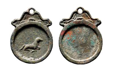 中贸圣佳2025年秋季拍卖会 争辉 中国历代古钱 - 明 铜质马牌 58*4.5mm