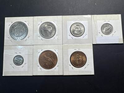 ❤️【币观天下】❤️ 第335期钱币拍卖- 2025.12.19周五晚上6点半场-长期征集拍品 - 新西兰65年7枚套币