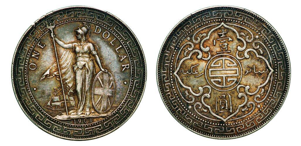 中贸圣佳2025年秋季拍卖会 众妙 1901年 英国站洋壹圆银币