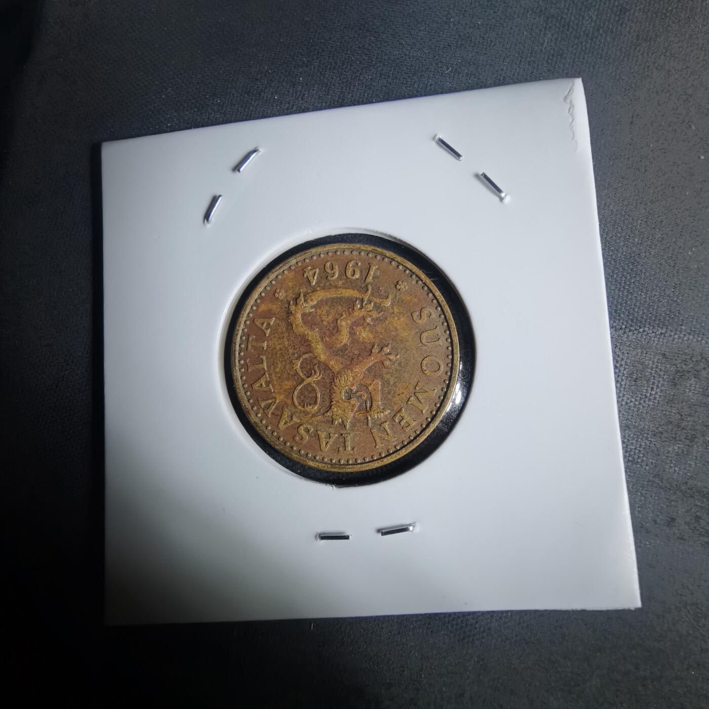 沼泽如烟--第936场 芬兰1964年20芬尼